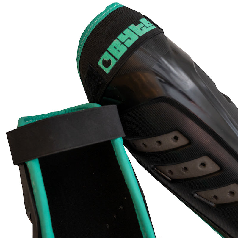 Byte XR Field Hockey Shin Guards in Teal (view 3)