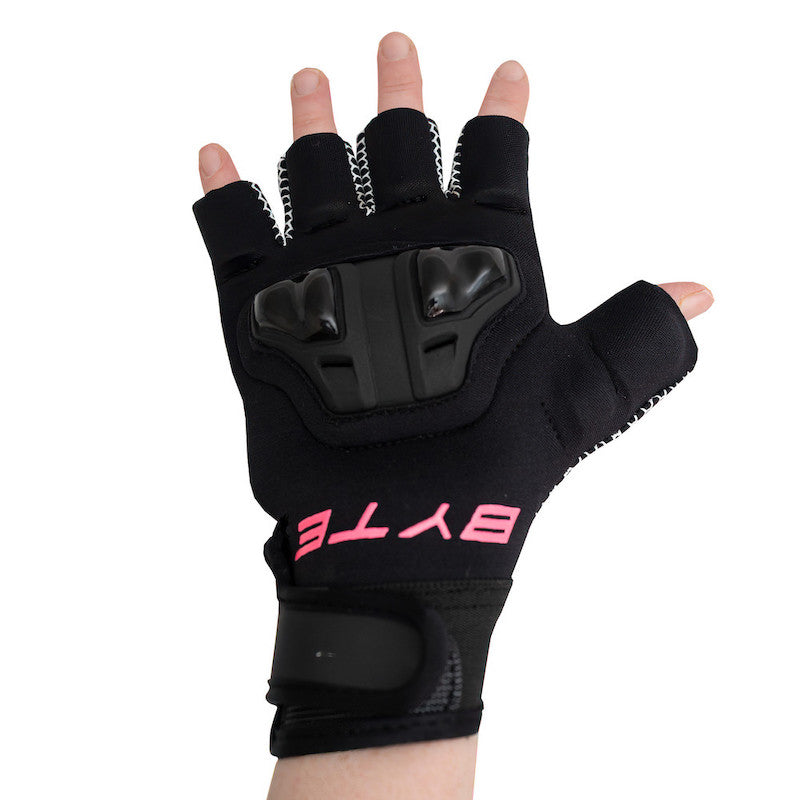 Byte XR Knuckle Hockey Glove in Black Pink (view 2)