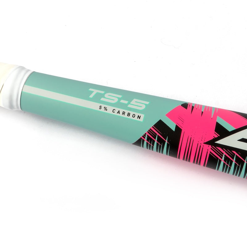 Byte TS5 Mid Bow Field Hockey Stick in Mint Pink (view 6)