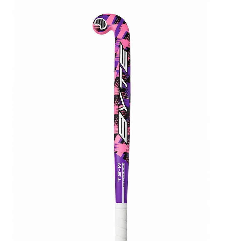 Byte TSW Mid Bow Field Hockey Stick in Light Pink/Purple (view 4)