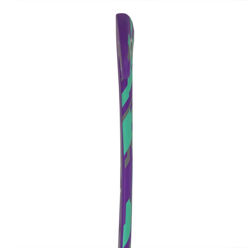 Byte TS800 Mid Bow Field Hockey Stick in Green/Purple (view 3)