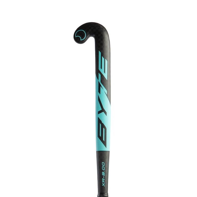 Byte XR3.00 Low Bow Field Hockey Stick in Black/Blue (view 4)