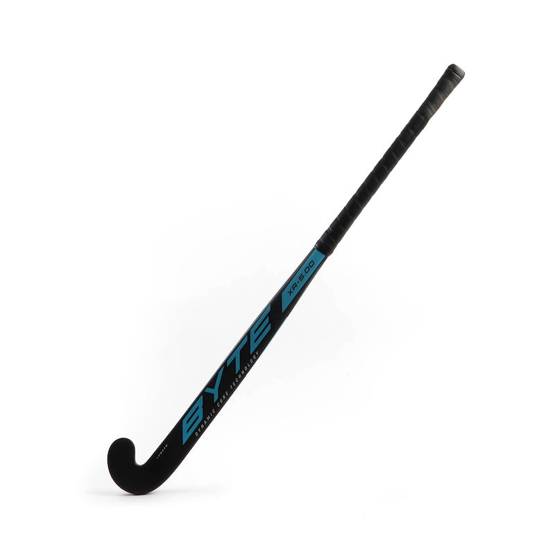 Byte XR5.00 Low Bow Field Hockey Stick in Black/Blue (view 2)