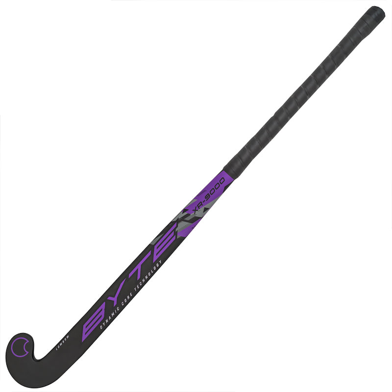 Byte XR9000 Low Bow Field Hockey Stick in Black/Purple (view 2)