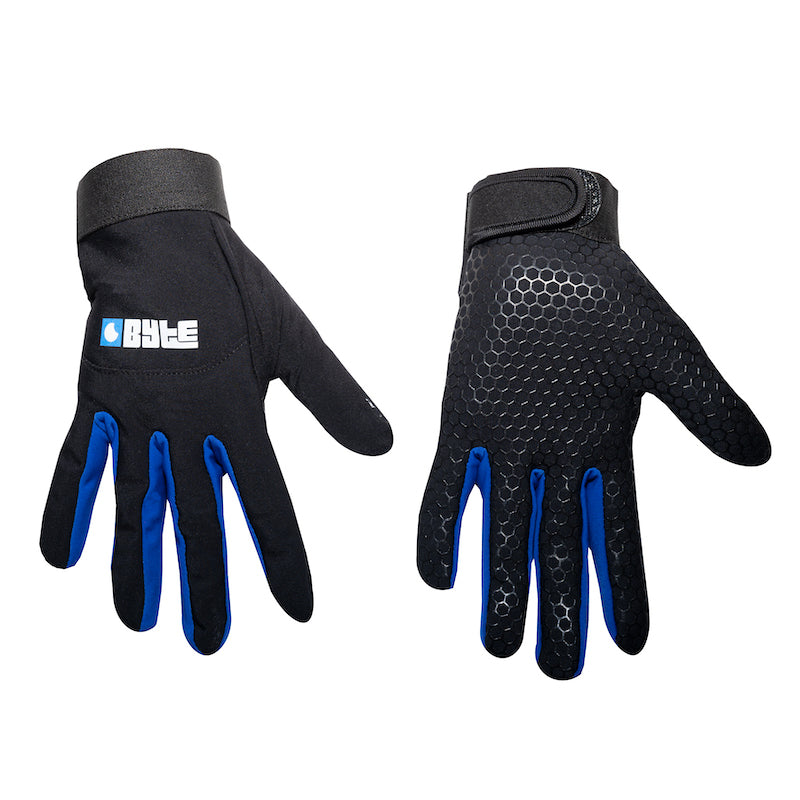 Byte Skin Hockey Glove in Black Royal