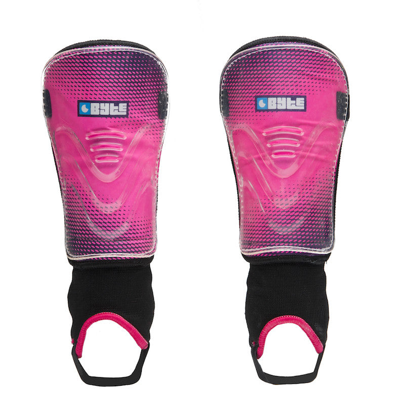 Byte MX Field Hockey Shin Guards in Junior Pink