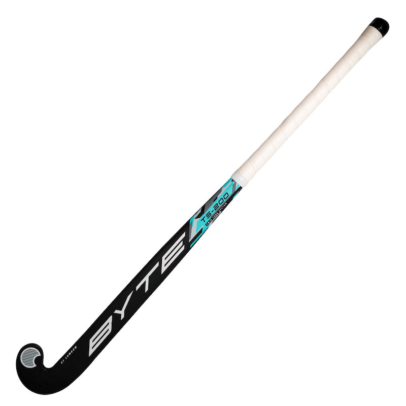Byte TS200 Low Bow Field Hockey Stick in Black/Blue (view 2)