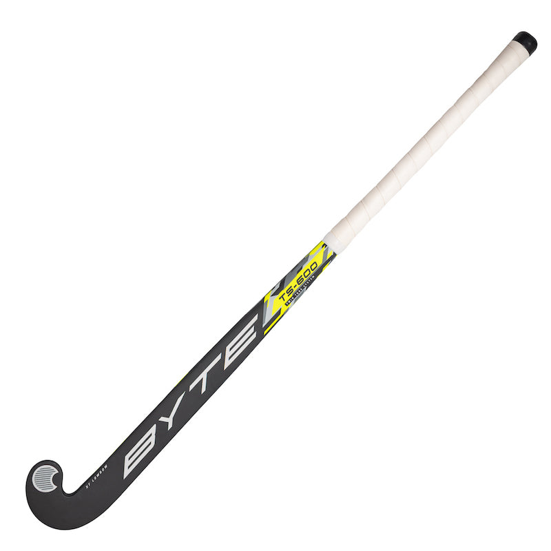 Byte TS600 Low Bow Field Hockey Stick in Black/Yellow (view 2)
