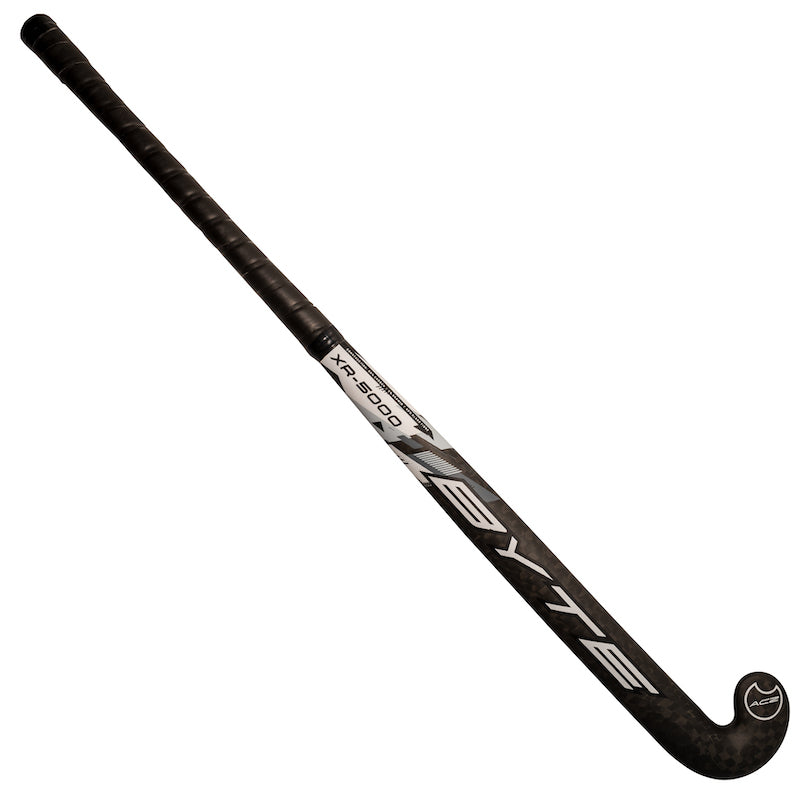 Byte XR5000 Low Bow Field Hockey Stick in Black/Grey