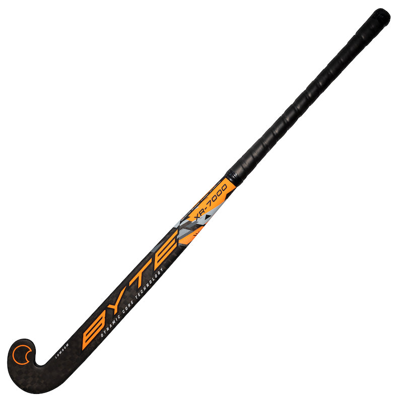 Byte XR7000 Low Bow Field Hockey Stick in Black/Orange (view 2)