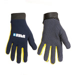 Byte Snug Fit Hockey Glove in Navy Yellow