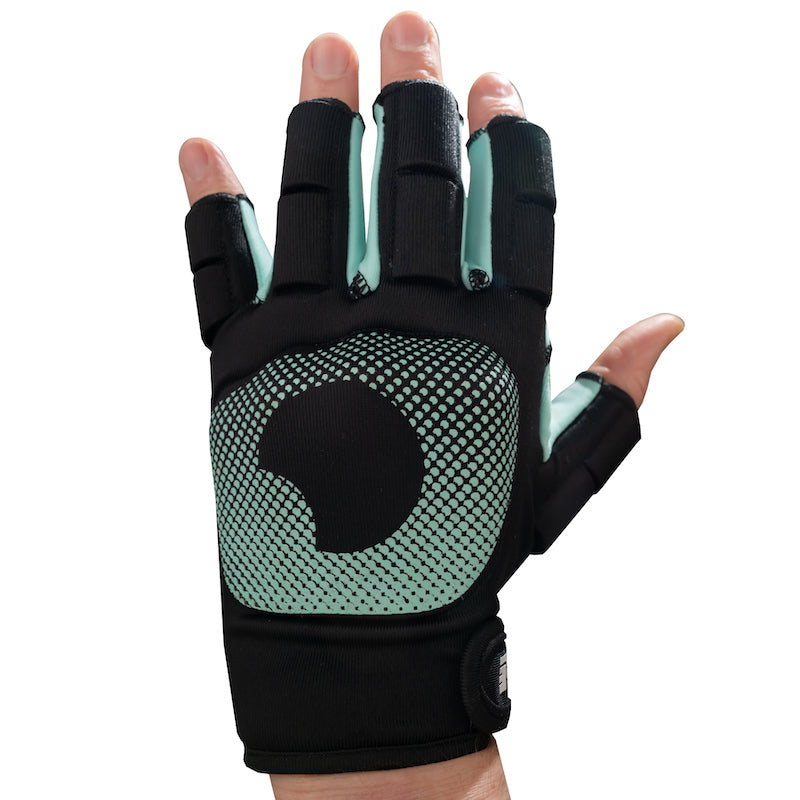 Byte ZT Knuckle Hockey Glove in Teal (view 2)