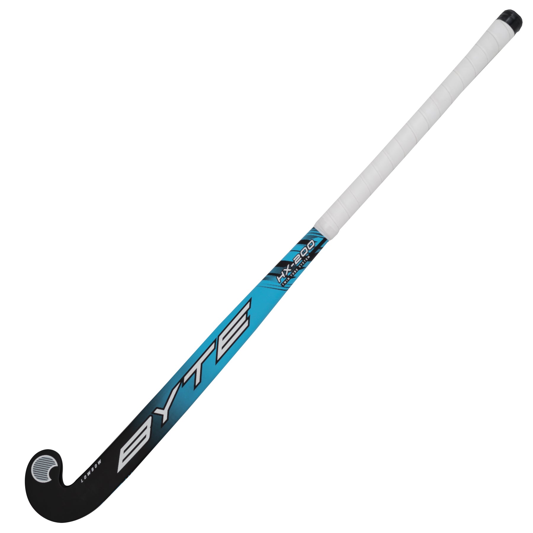 Byte HX200 Low Bow Field Hockey Stick in Black/Blue (view 2)
