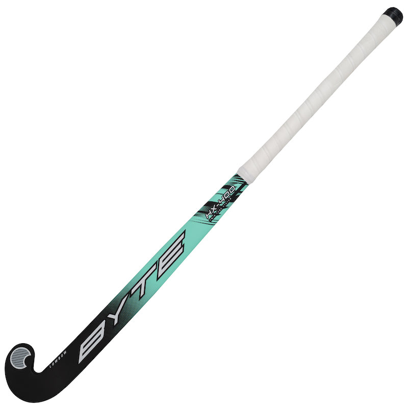 Byte HX400 Low Bow Field Hockey Stick in Black/Blue (view 2)