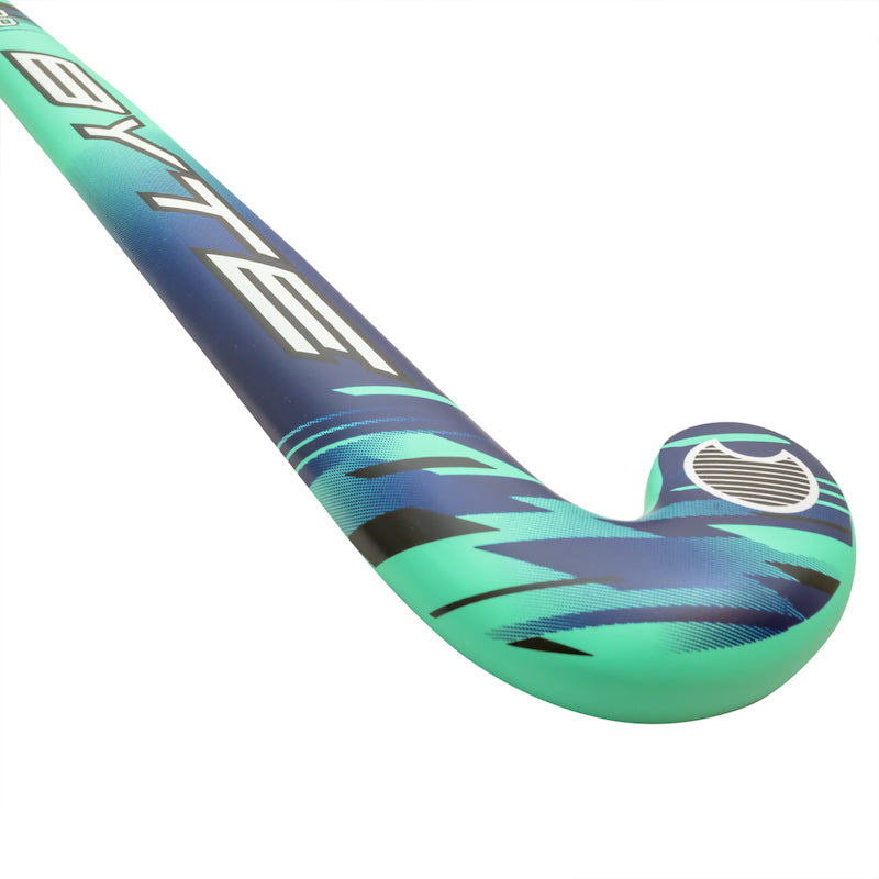 Byte HX900 Mid Bow Field Hockey Stick in Blue/Green (view 3)
