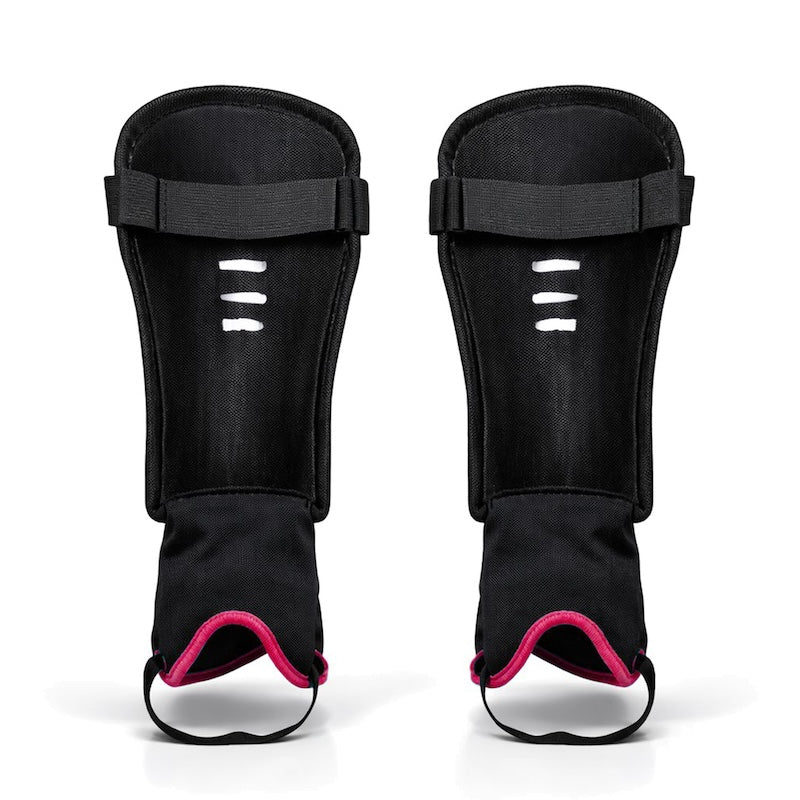 Byte MX Field Hockey Shin Guards in Junior Pink (view 2)
