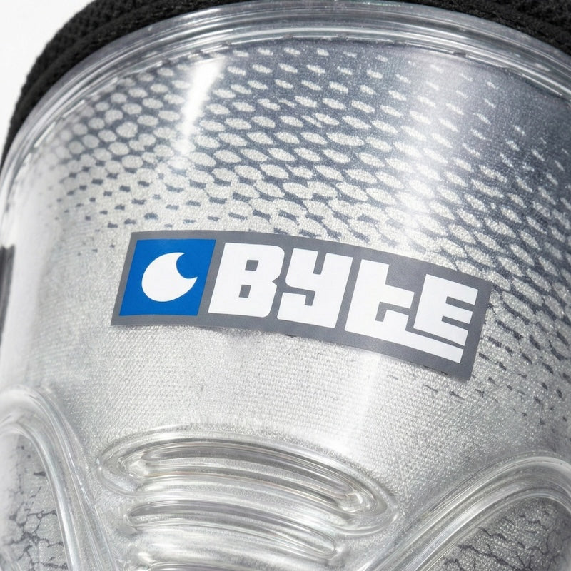 Byte MX Field Hockey Shin Guards in Junior Silver (view 3)