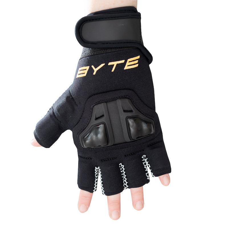Byte XR Knuckle Hockey Glove in Black Orange