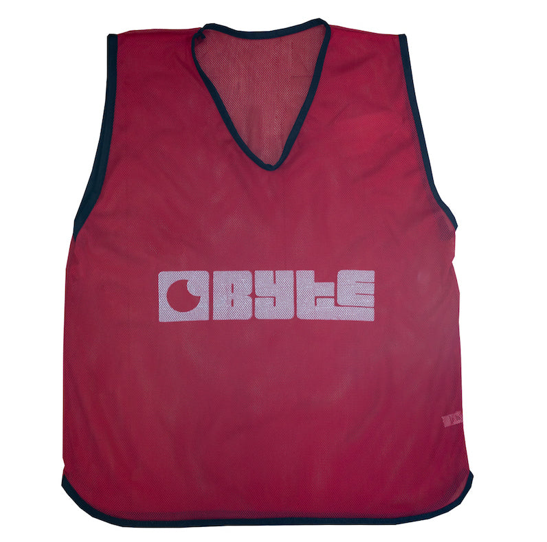 Byte Hockey Training Bib Red 10 Pack