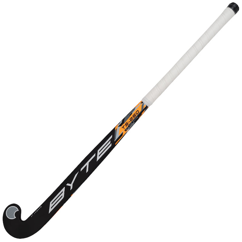 Byte TS250 Low Bow Field Hockey Stick in Black/Orange (view 2)