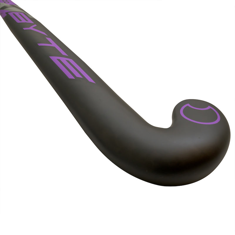 Byte XR9000 Low Bow Field Hockey Stick in Black/Purple (view 4)