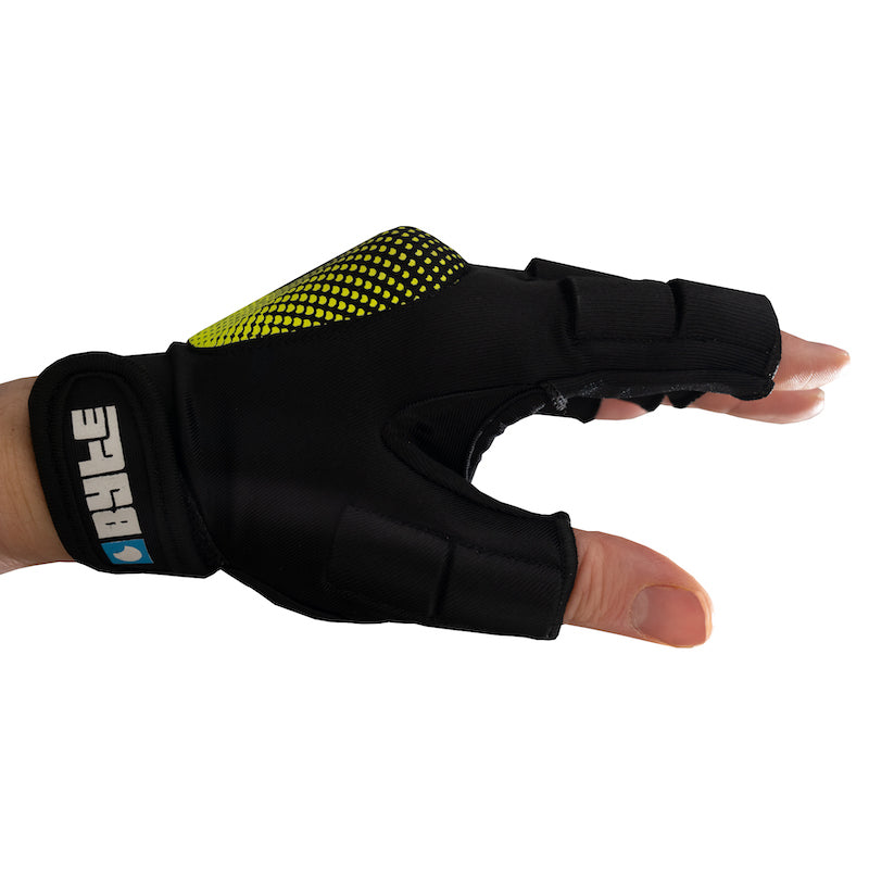 Byte ZT Knuckle Hockey Glove in Yellow (view 4)