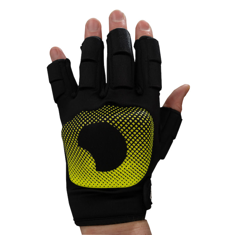 Byte ZT Knuckle Hockey Glove in Yellow (view 2)