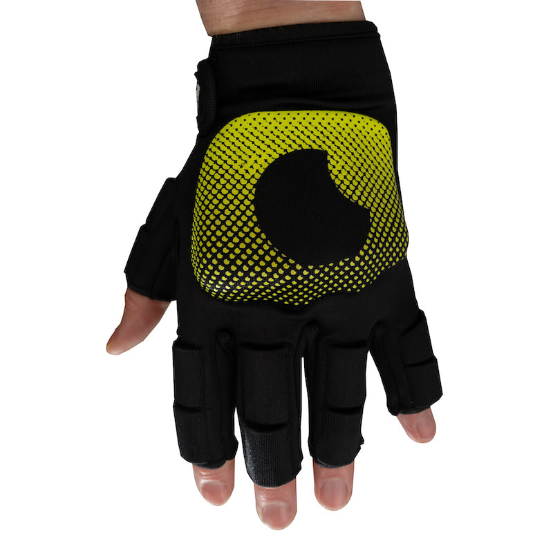 Byte ZT Knuckle Hockey Glove in Yellow