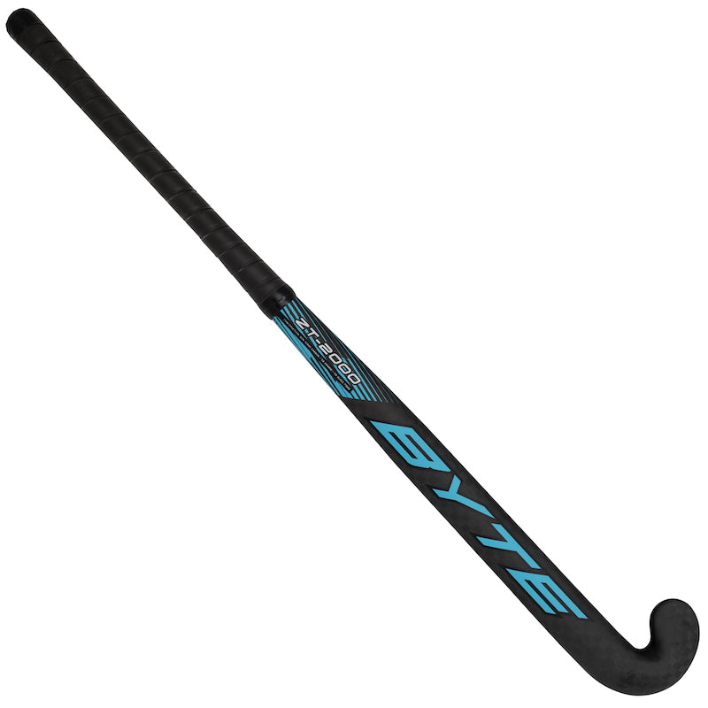 Byte ZT2000 Extreme Low Bow Field Hockey Stick in Black/Blue