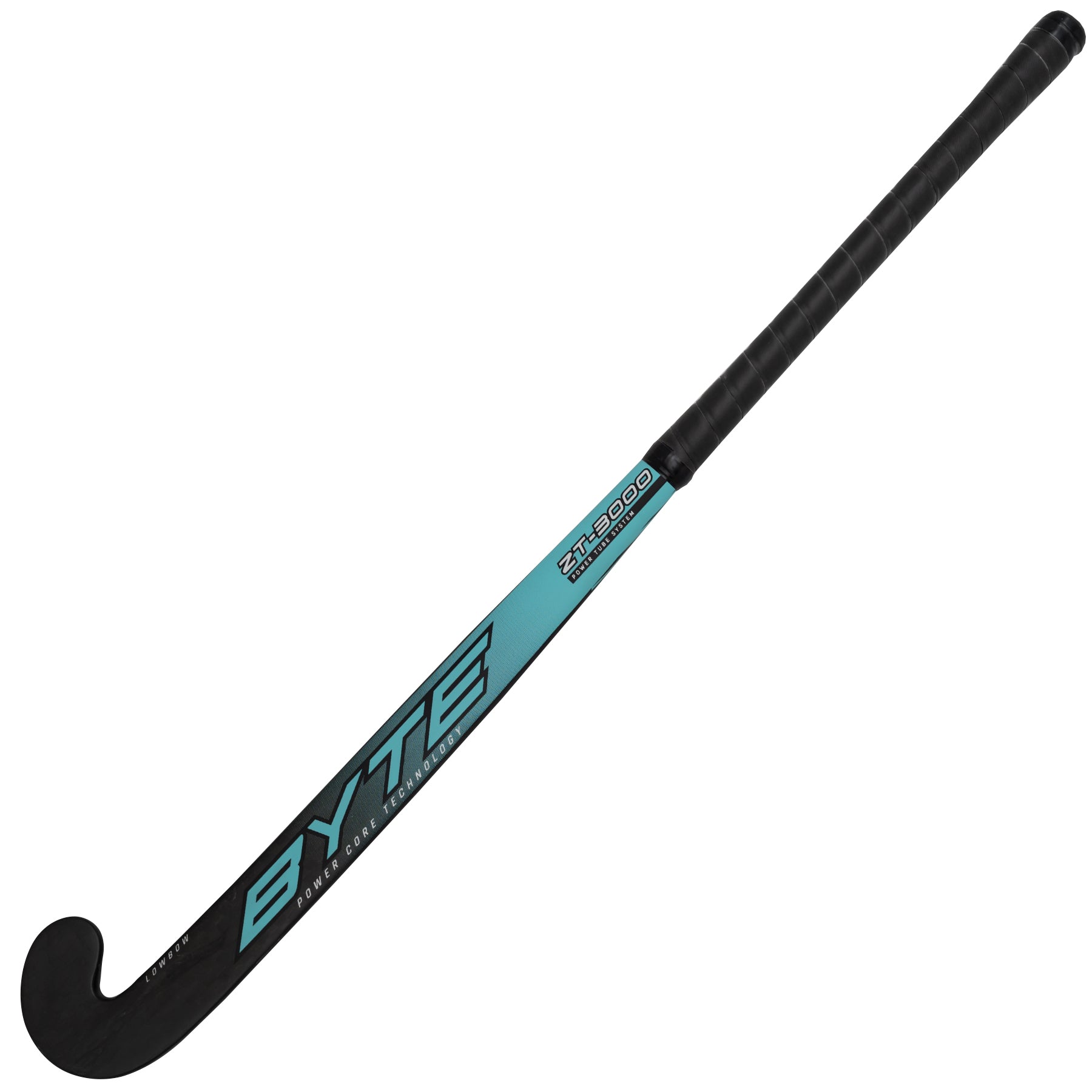 Byte ZT3000 Low Bow Field Hockey Stick in Black/Blue (view 2)