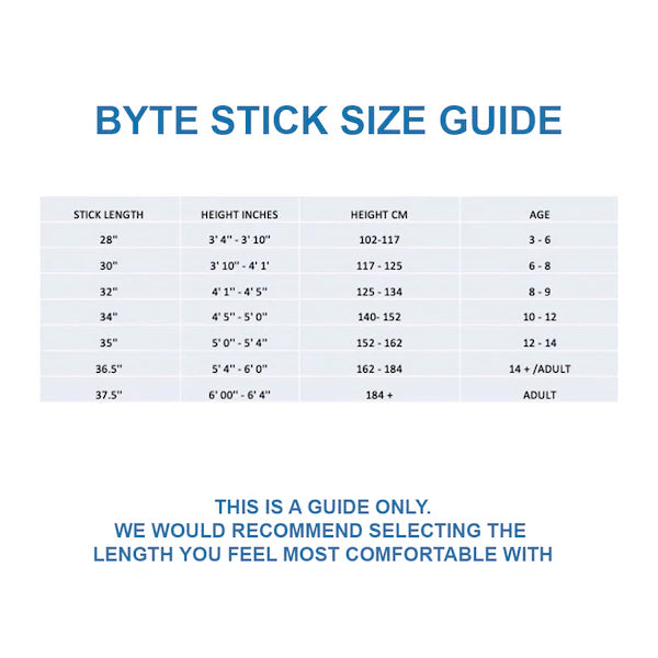 Byte HX450 Low Bow Field Hockey Stick in Blue (view 5)