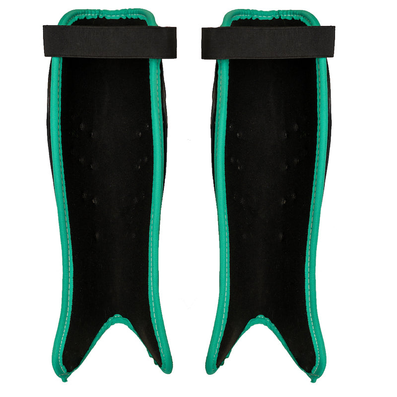 Byte XR Field Hockey Shin Guards in Teal (view 2)