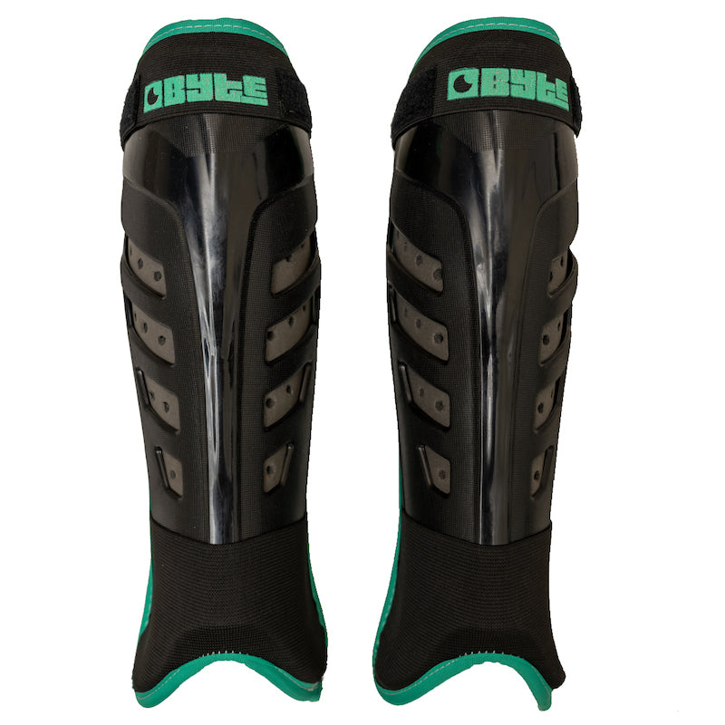 Byte XR Field Hockey Shin Guards in Teal