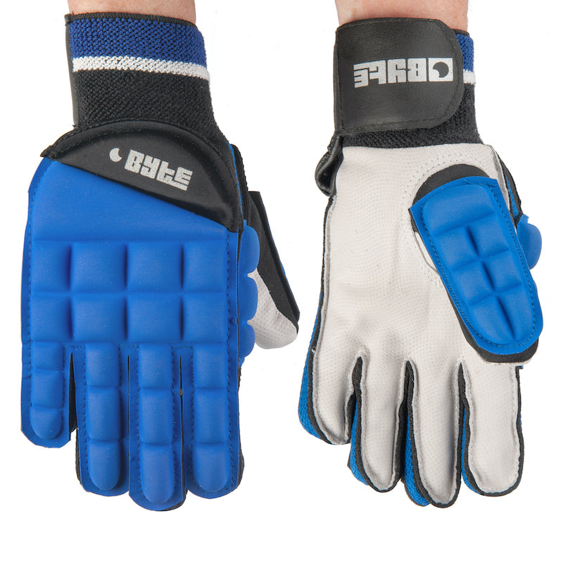Byte Club Hockey Glove in Blue, Pair (view 2)