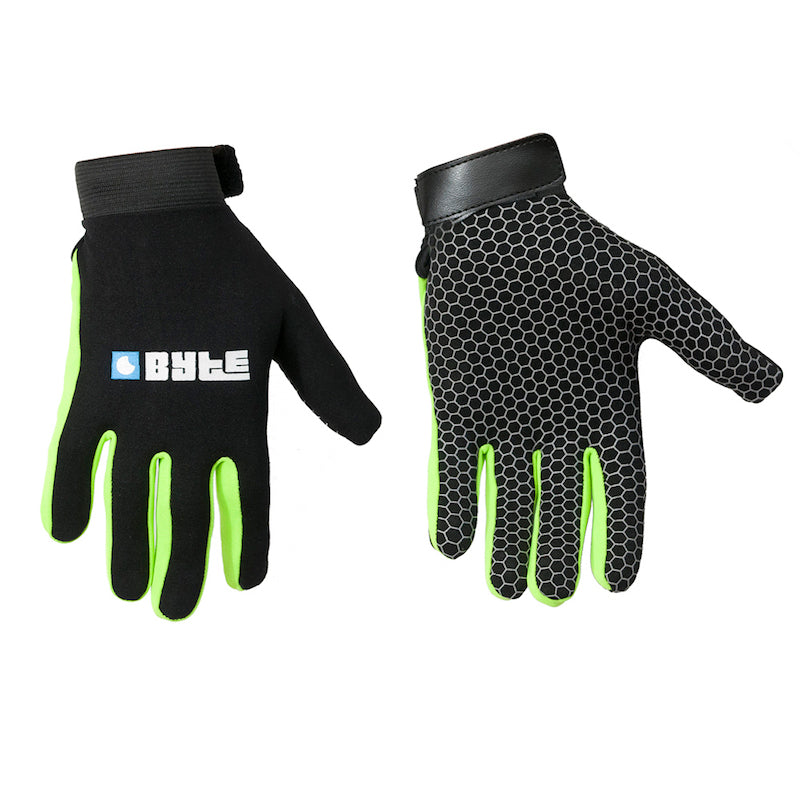 Byte Snug Fit Hockey Glove in Black Green