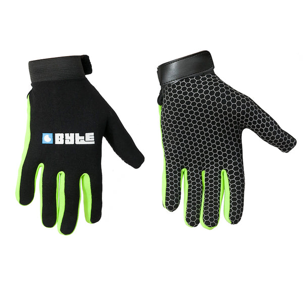 BYTE SNUG FIT GLOVES BLACK GREEN