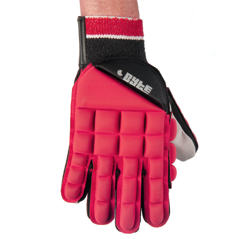 Byte Club Hockey Glove in Red