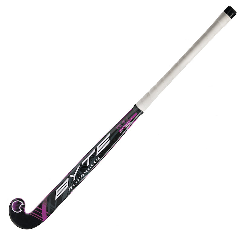 Byte TS5 Low Bow Field Hockey Stick in Purple/Pink (view 2)