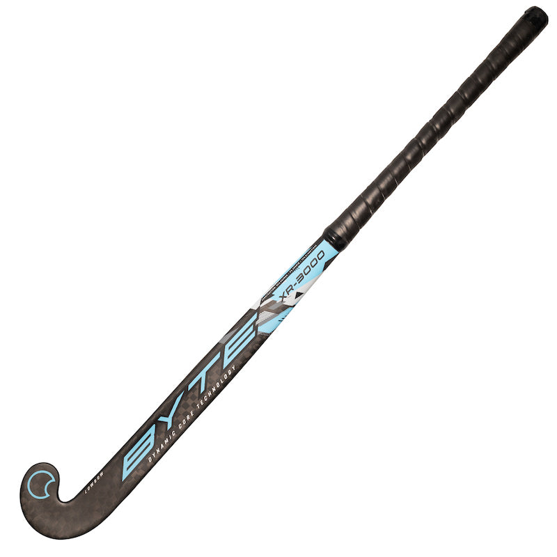 Byte XR3000 Low Bow Field Hockey Stick in Black/Blue (view 2)