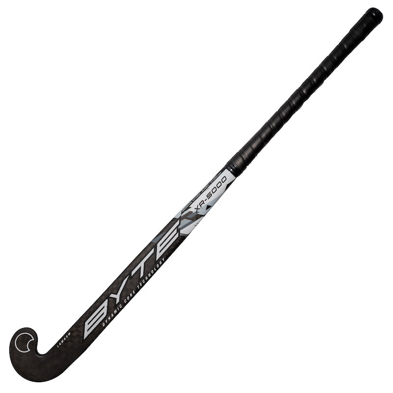 Byte XR5000 Low Bow Field Hockey Stick in Black/Grey (view 2)