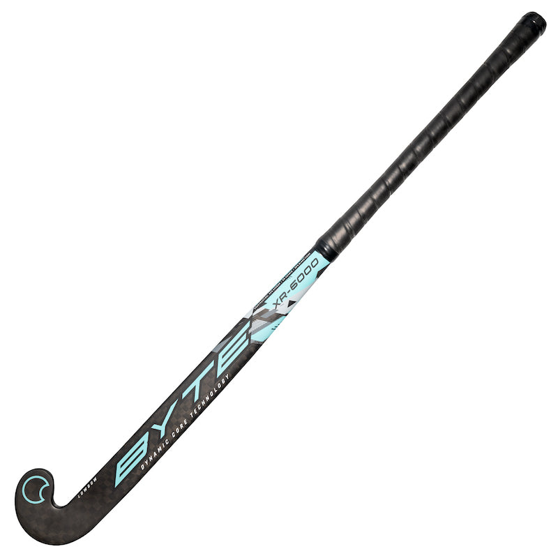 Byte XR6000 Low Bow Field Hockey Stick in Black/Blue (view 2)