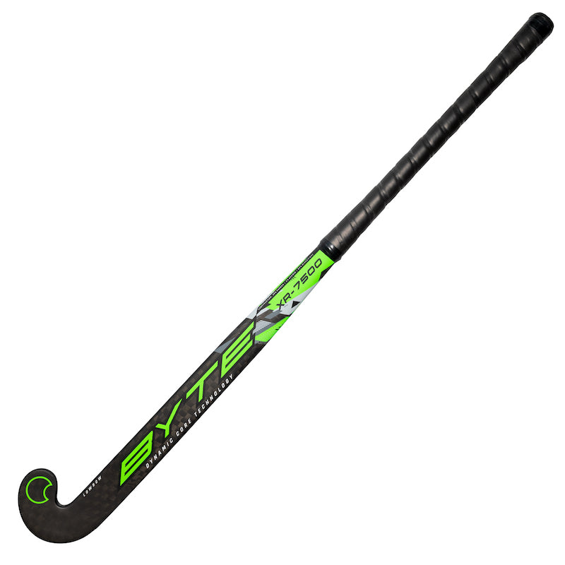 Byte XR7500 Low Bow Field Hockey Stick in Black/Green (view 2)