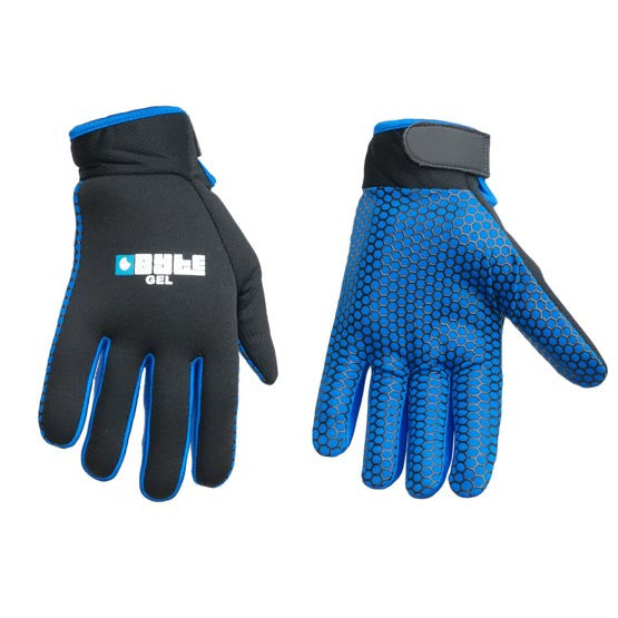 Byte Gel Hockey Glove in Blue (view 2)