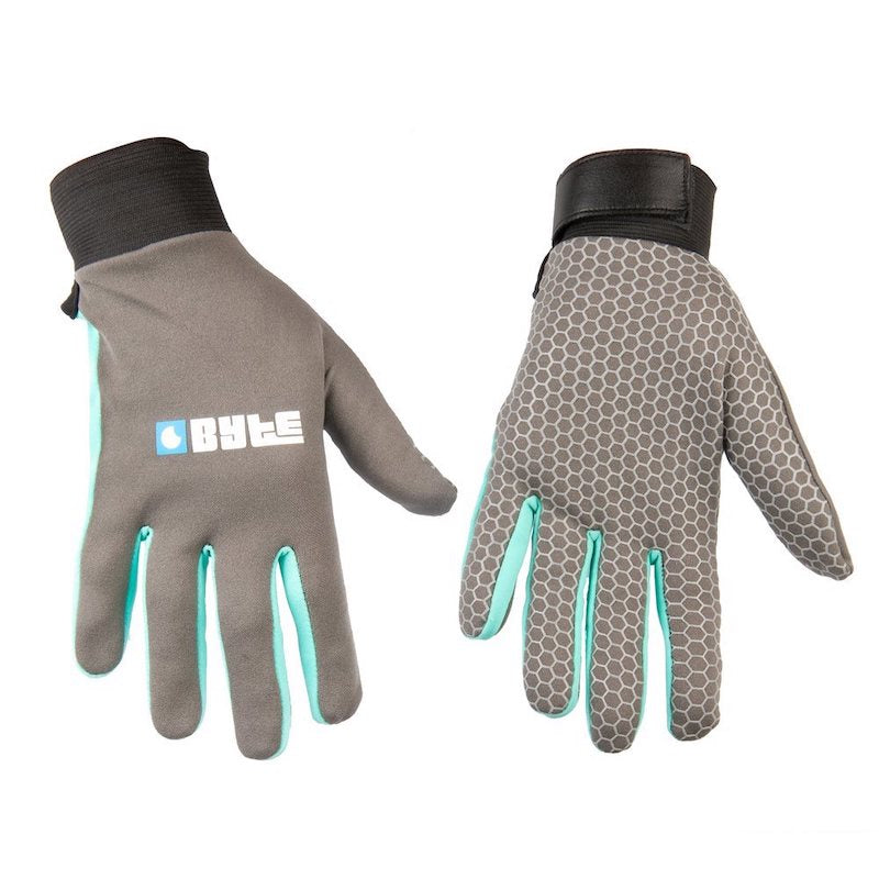 Byte Snugfit Hockey Glove in Grey Teal