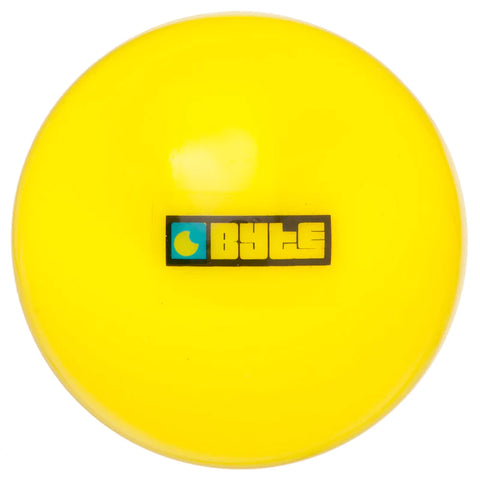 BYTE 24 YELLOW INDOOR HOCKEY BALLS WITH BALL BAG