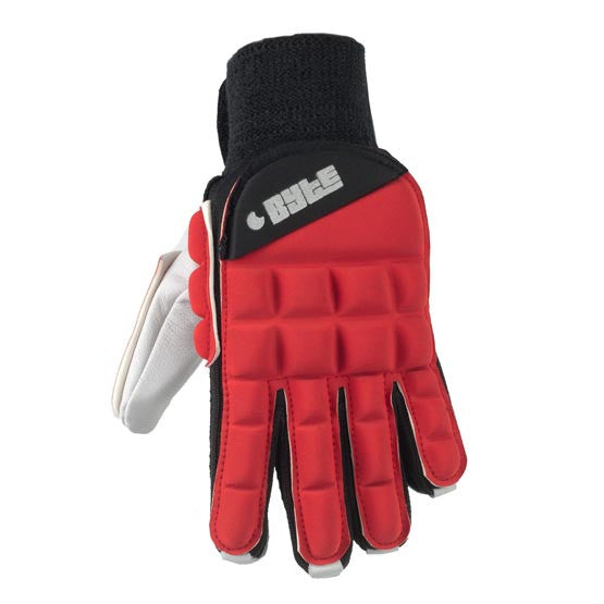 Byte Club Hockey Glove in Red