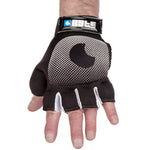 Byte Knuckle Hockey Glove in Black Silver