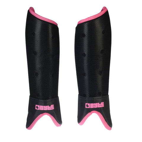 BYTE SX SHINGUARDS BLACK PINK