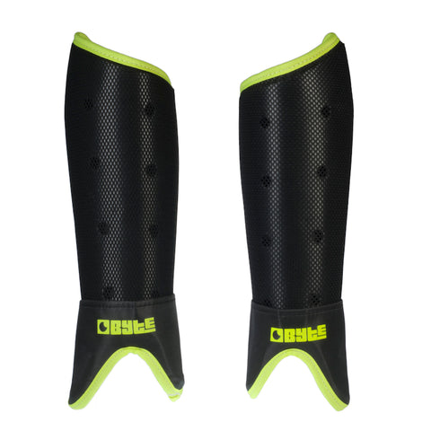 BYTE SX SHINGUARDS BLACK FLUO YELLOW