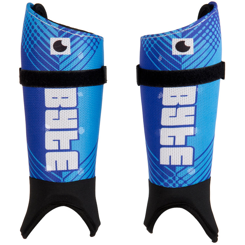Byte ZT Field Hockey Shin Guards in Blue Cyan